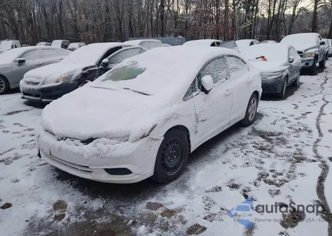 2012 Honda Civic Ex-L из США, поврежденный, VIN 19XFB2F92CE301287